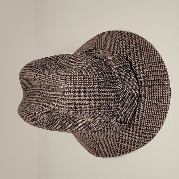 Vintage Country Gentleman Trav'ler Traveler Hat Wool Plaid Tweed Houndstooth 7.5 - Picture 1 of 11